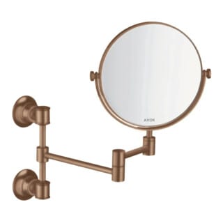 hansgrohe Rasierspiegel Axor Montreux schw, neigbar, Wandmont., brush. r gol