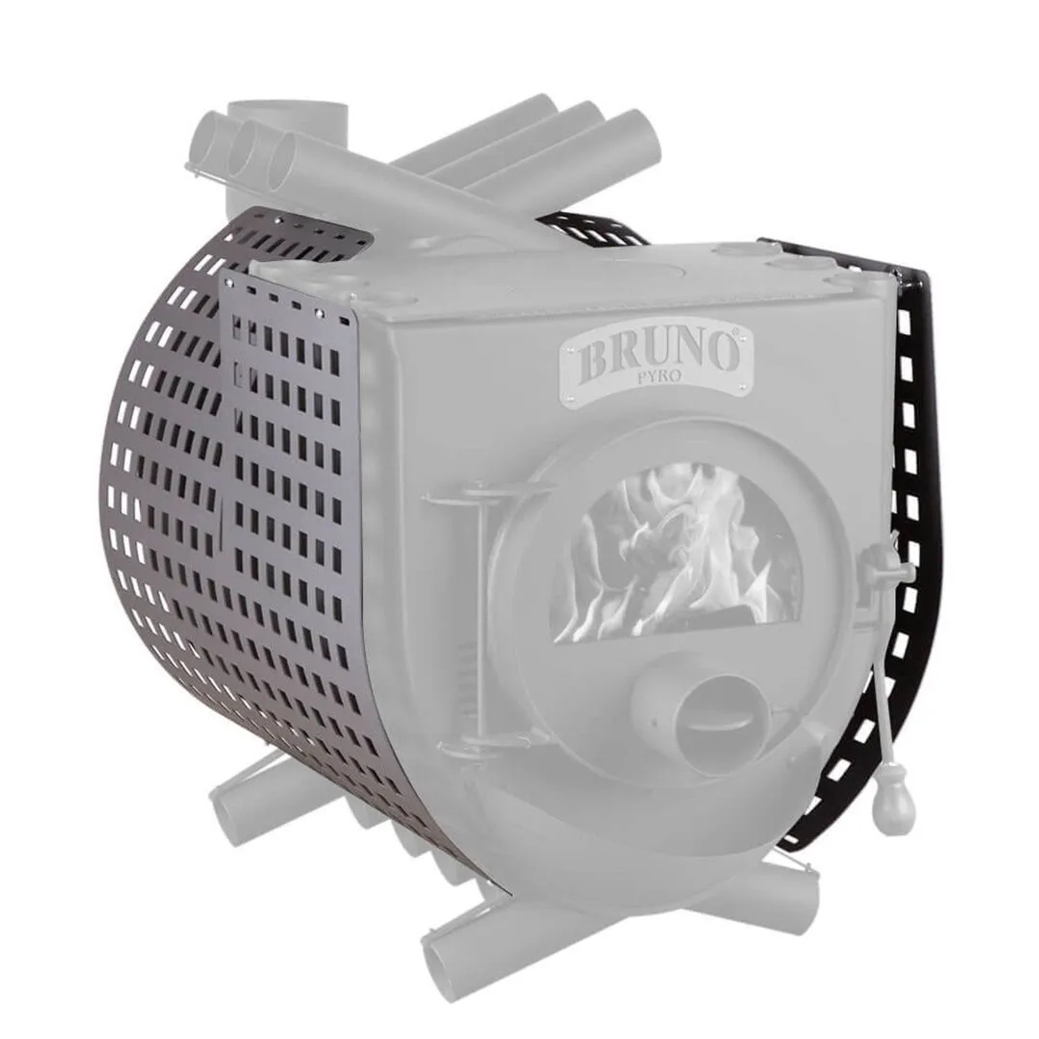 Bruno Seitenverkleidung Quattro für Pyro IV mit Herdplatte
