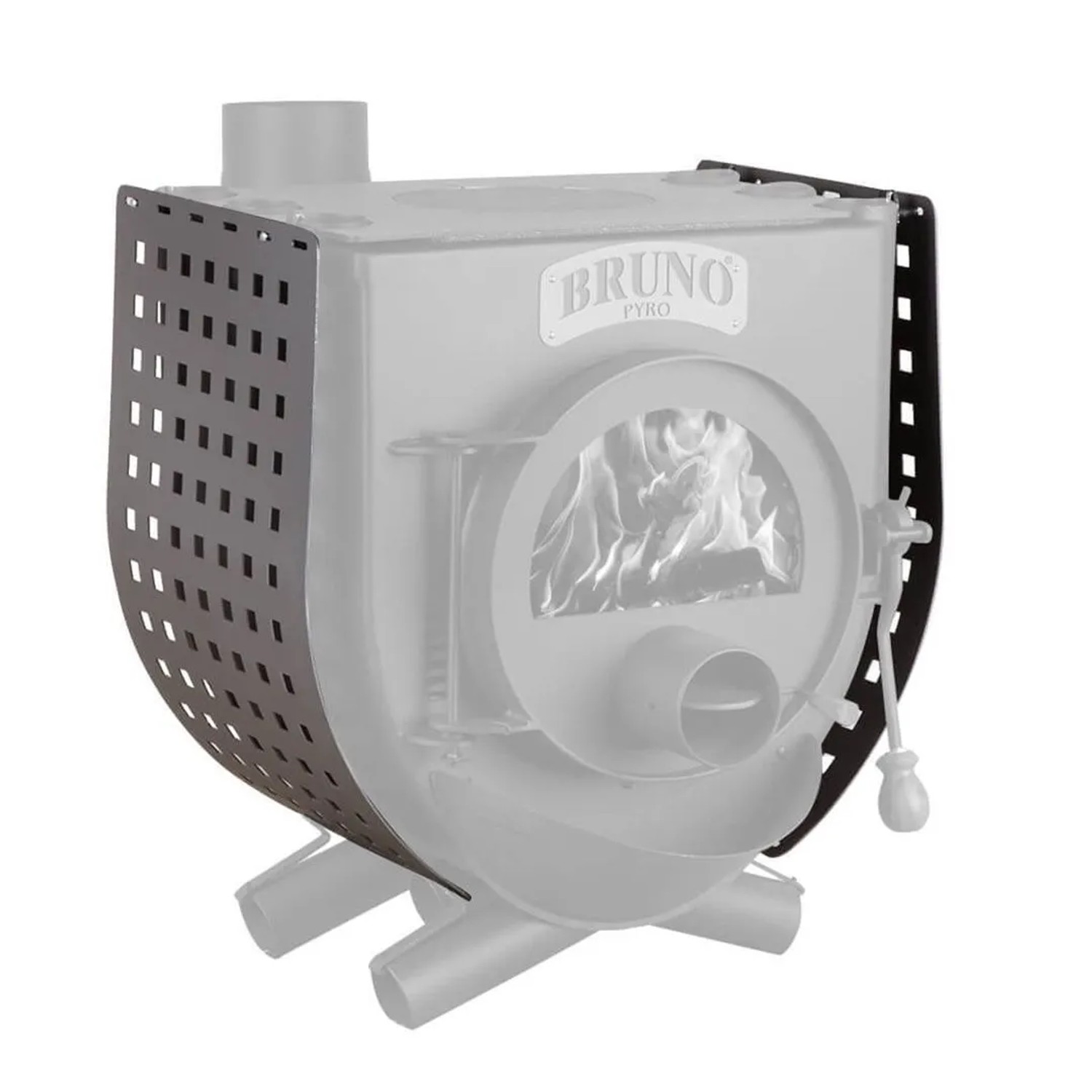 Bruno Seitenverkleidung Quattro für Pyro I mit Herdplatte