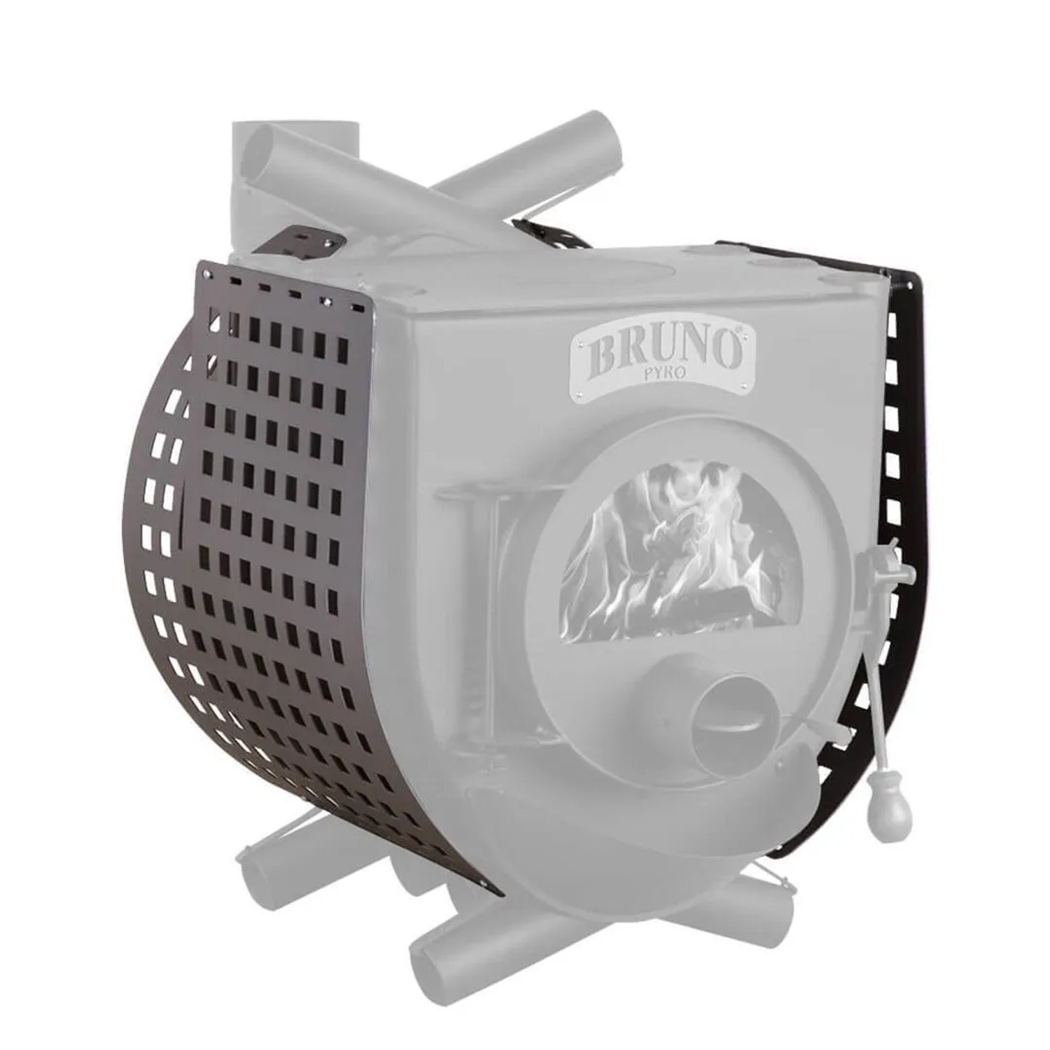 Bruno Seitenverkleidung Quattro für Pyro II mit Herdplatte