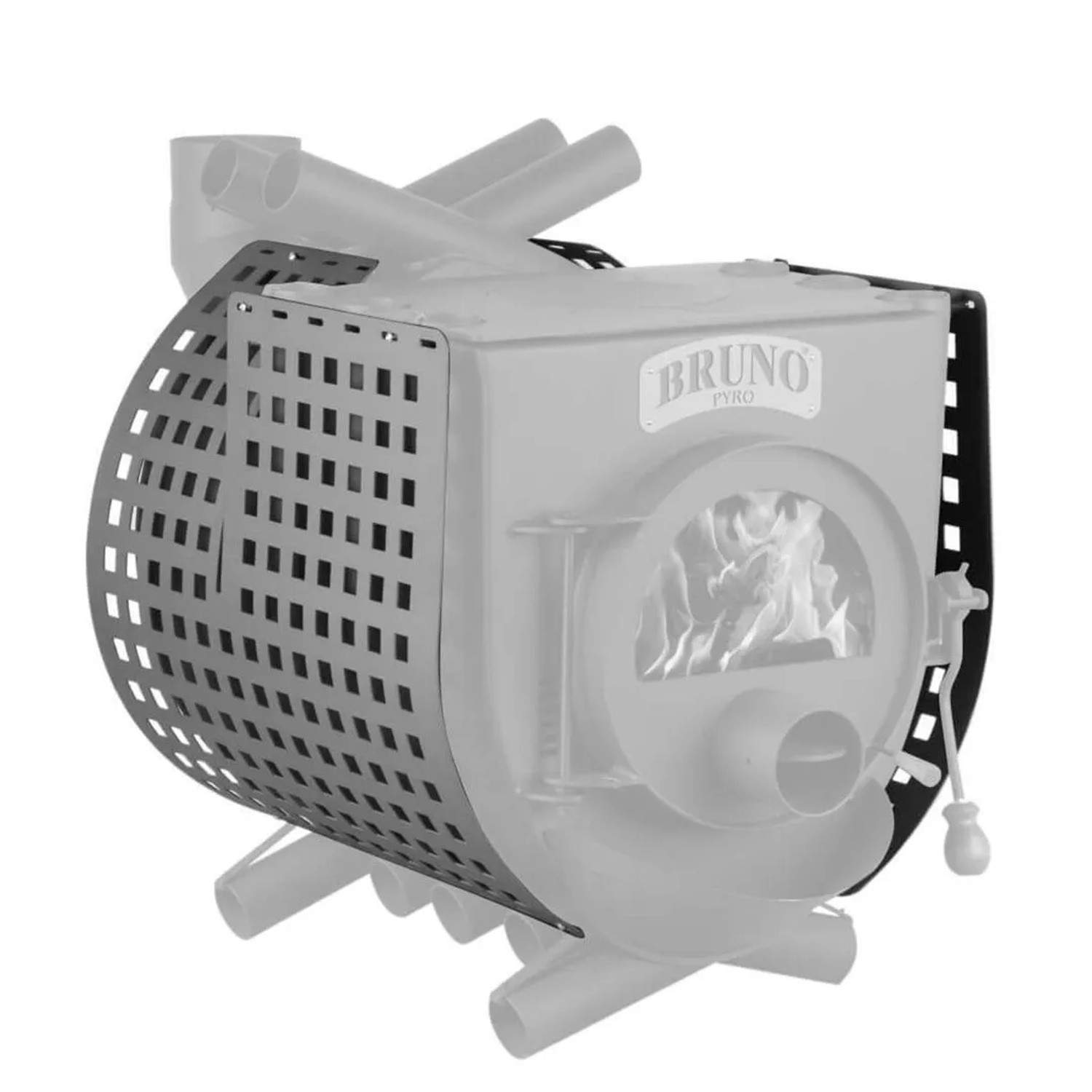 Bruno Seitenverkleidung Quattro für Pyro III mit Herdplatte