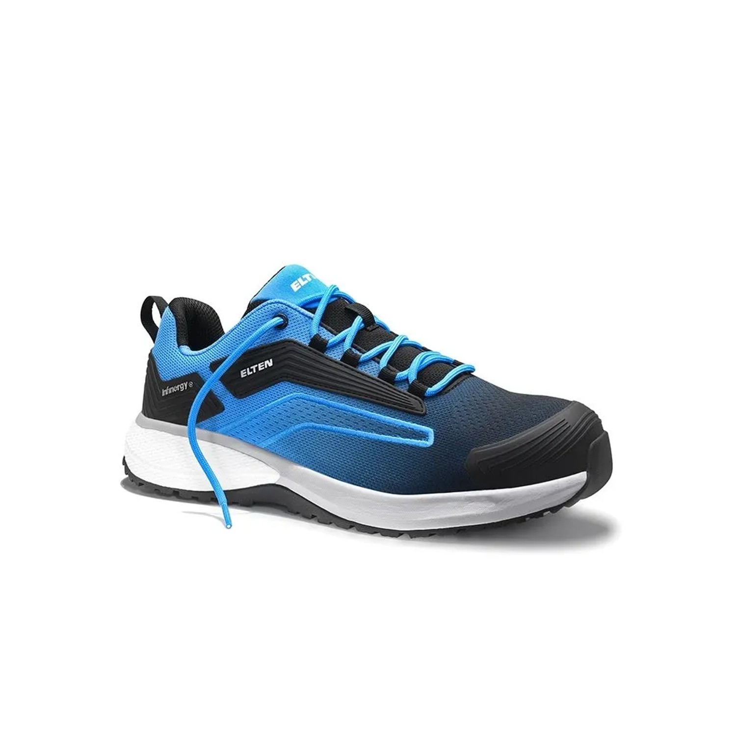 ELTEN Sicherheitshalbschuh TORNADO XXSW BLACK BLUE Low ESD S1PS Größe 40