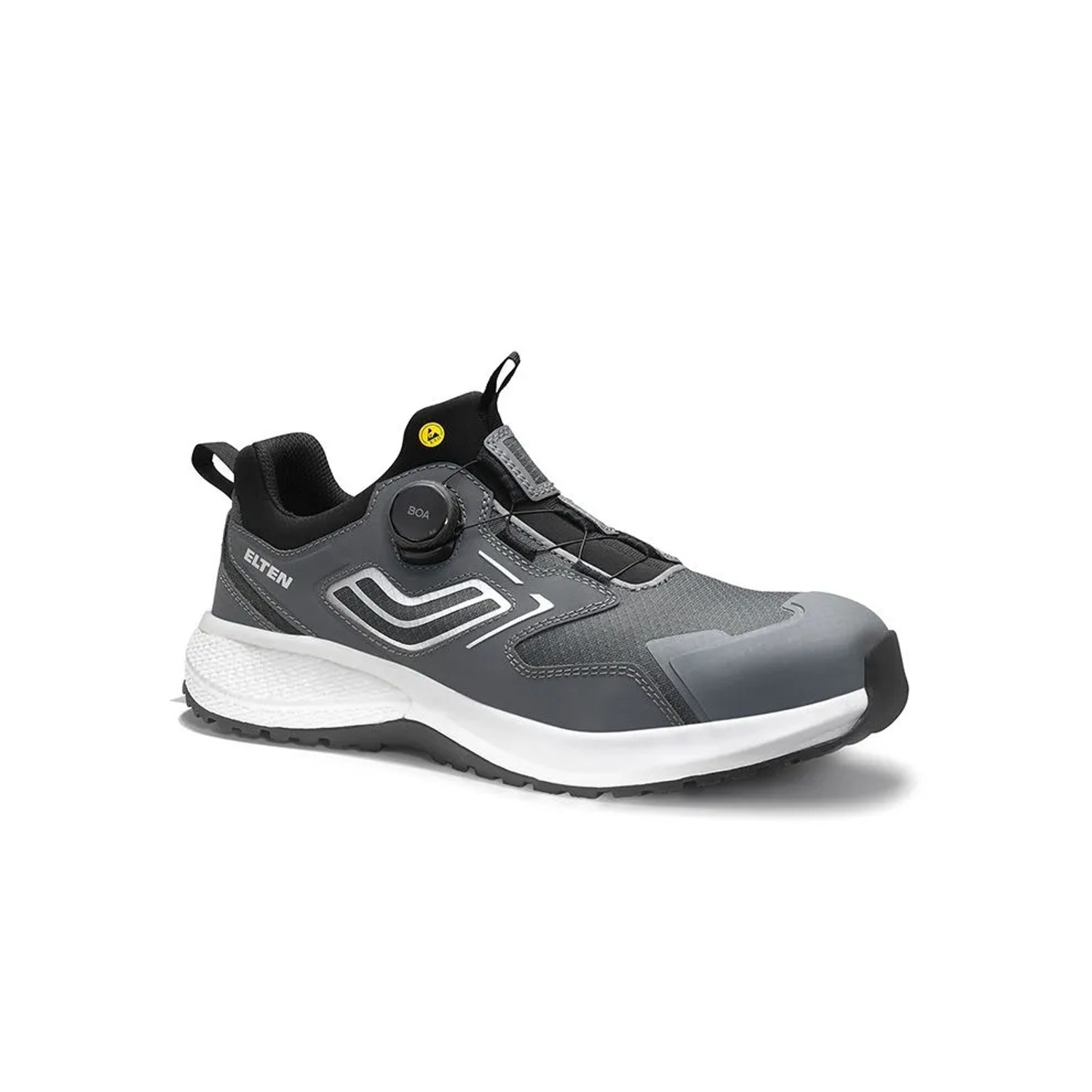 ELTEN Sicherheitshalbschuh CYCLONE XXSW BOA GREY Low ESD S1PS Größe 44