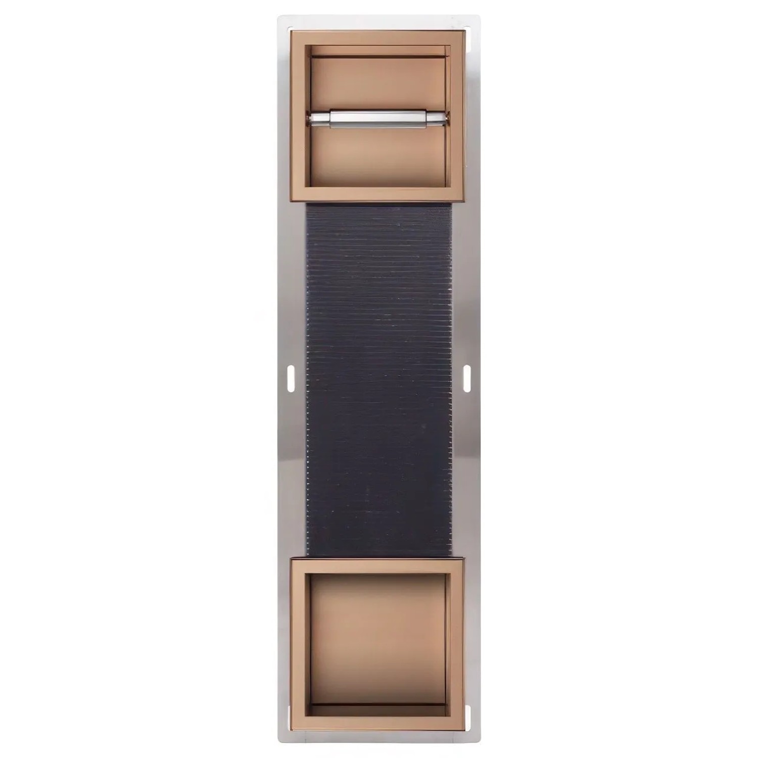 KOLMAN WC-Rollenhalter Unterputz 74 x 20,8 x 14,7 cm Kupfer