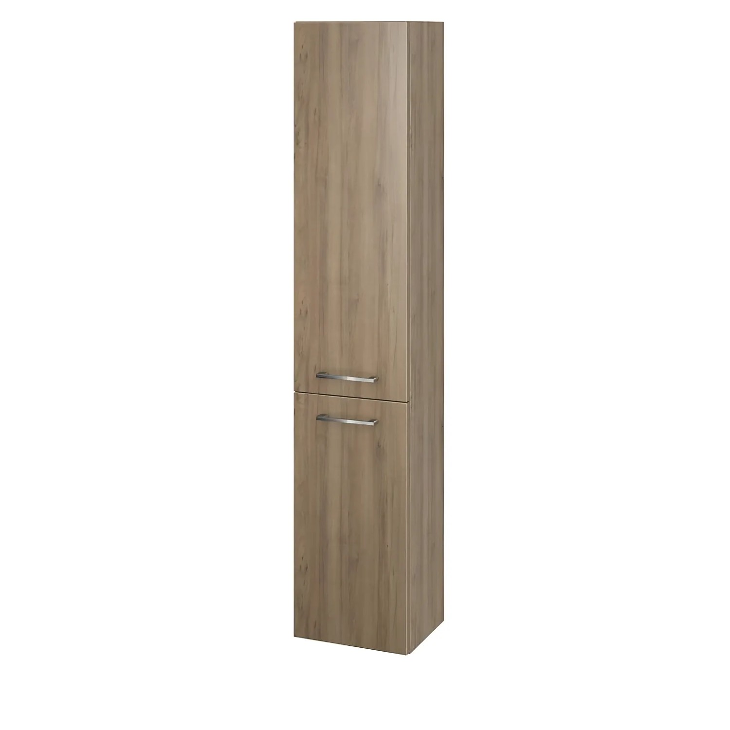 KOLMAN HOCHSCHRANK mit 2-Türen 150/30/25 cm Nussbaum