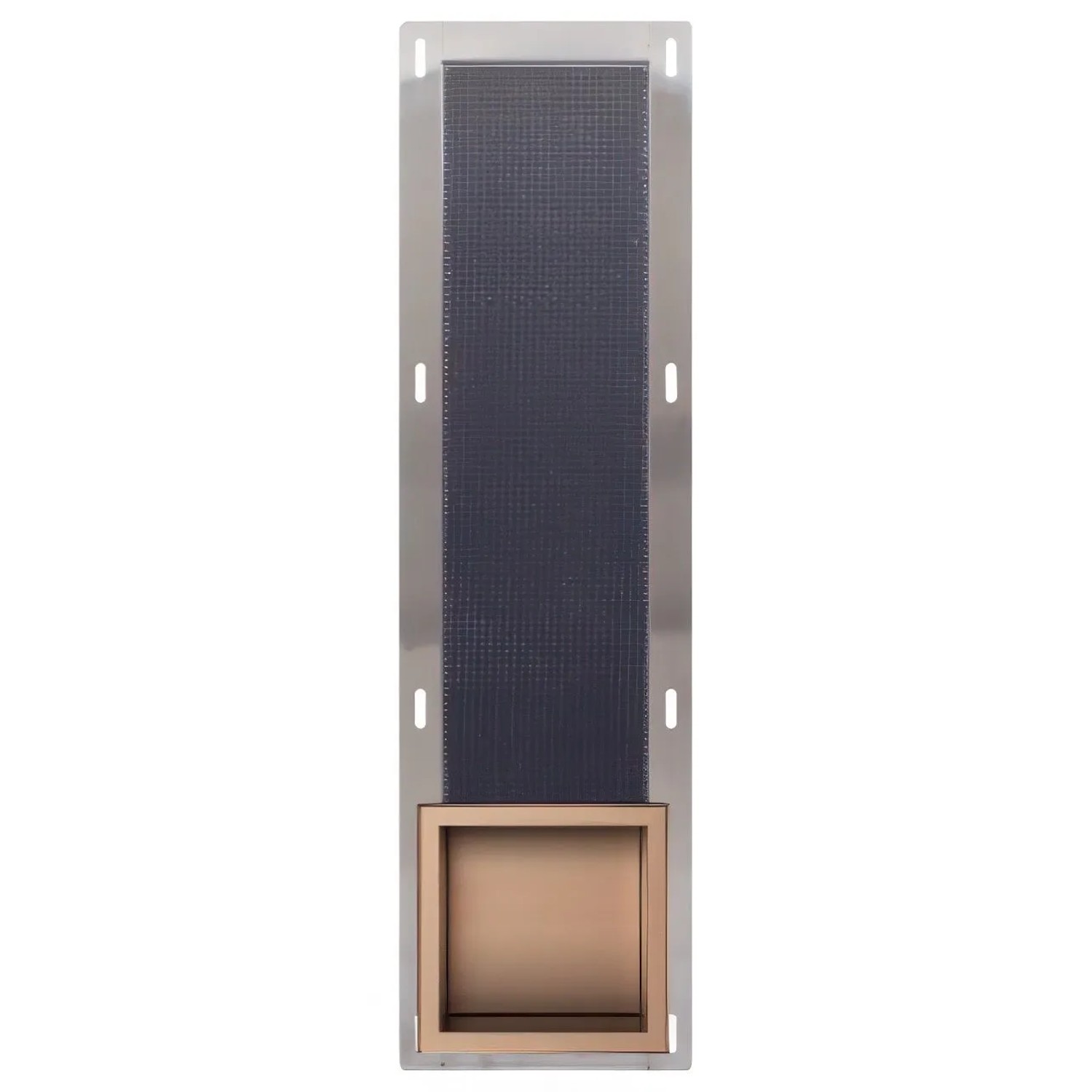 KOLMAN WC-Papieraufbewahrung Unterputz 72 x 19,5 x 12,3 cm Kupfer