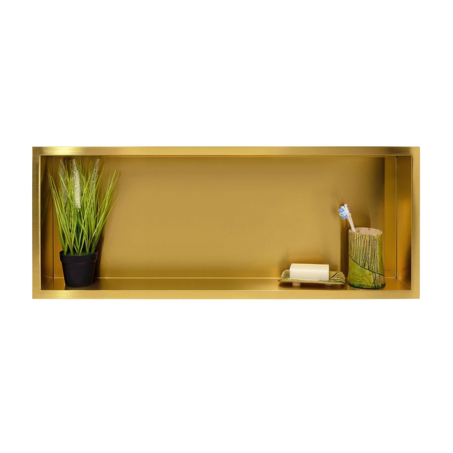 KOLMAN Wandnische 30 x 90 x 10 cm Gold