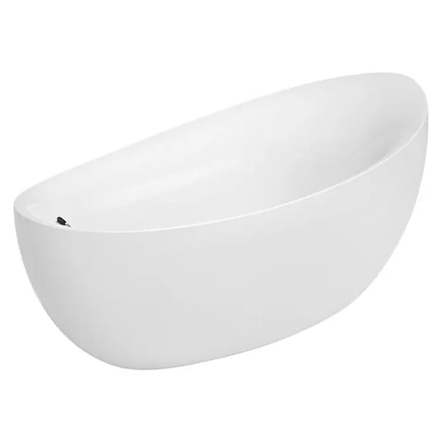 V&B Sonderform-Badewanne AVEO 190x95cm, freistehend, mit Schürze, weiß