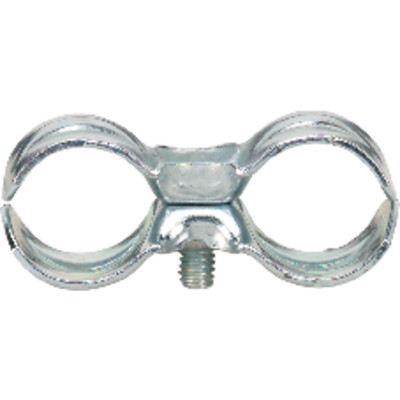 Doppelschlauchklemme Stahlkl. 16x16 mm