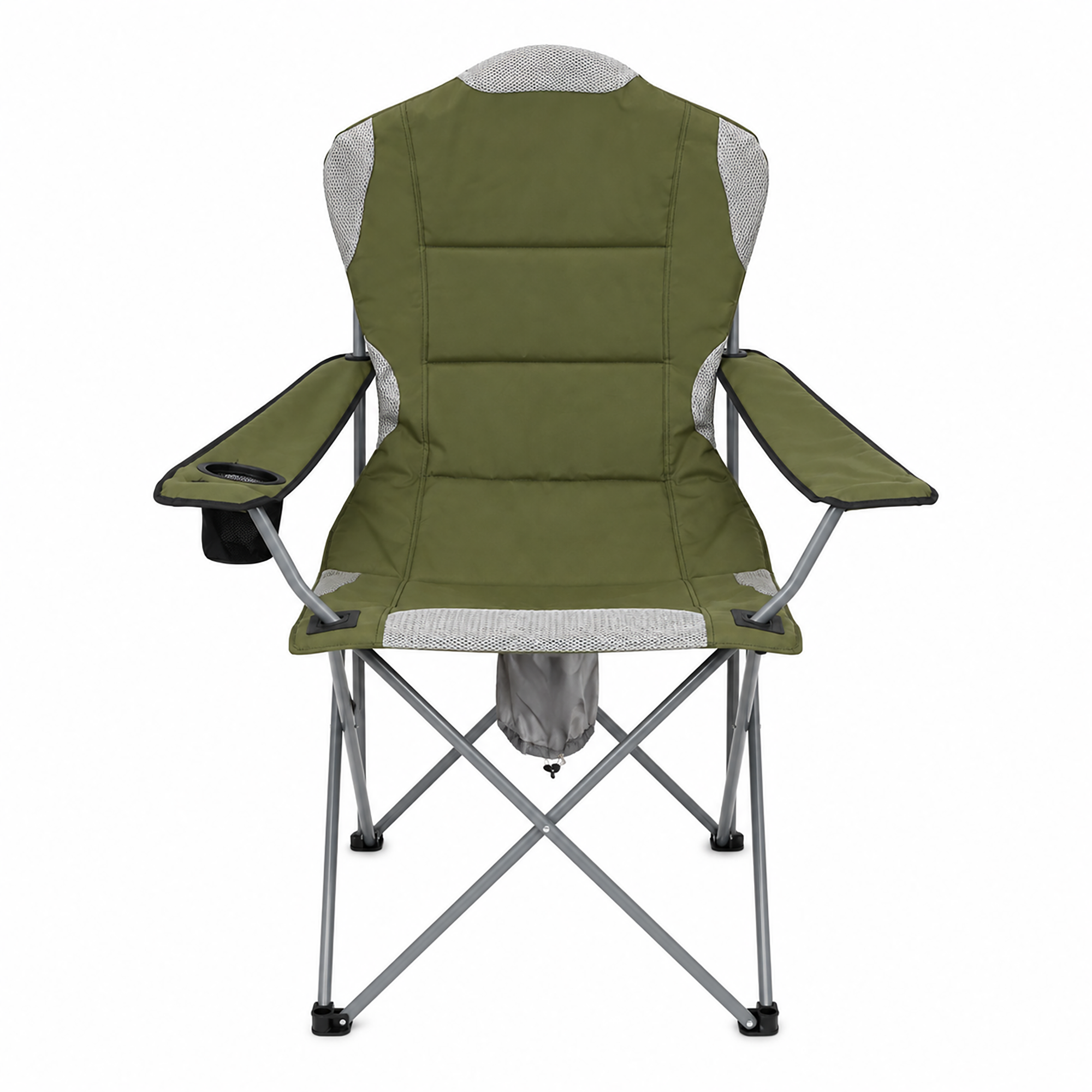 Greemotion Campingstuhl 'Premium' grün/silber 91 x 106 x 60 cm