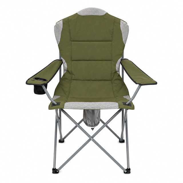 Greemotion Campingstuhl 'Premium' grün/silber 91 x 106 x 60 cm