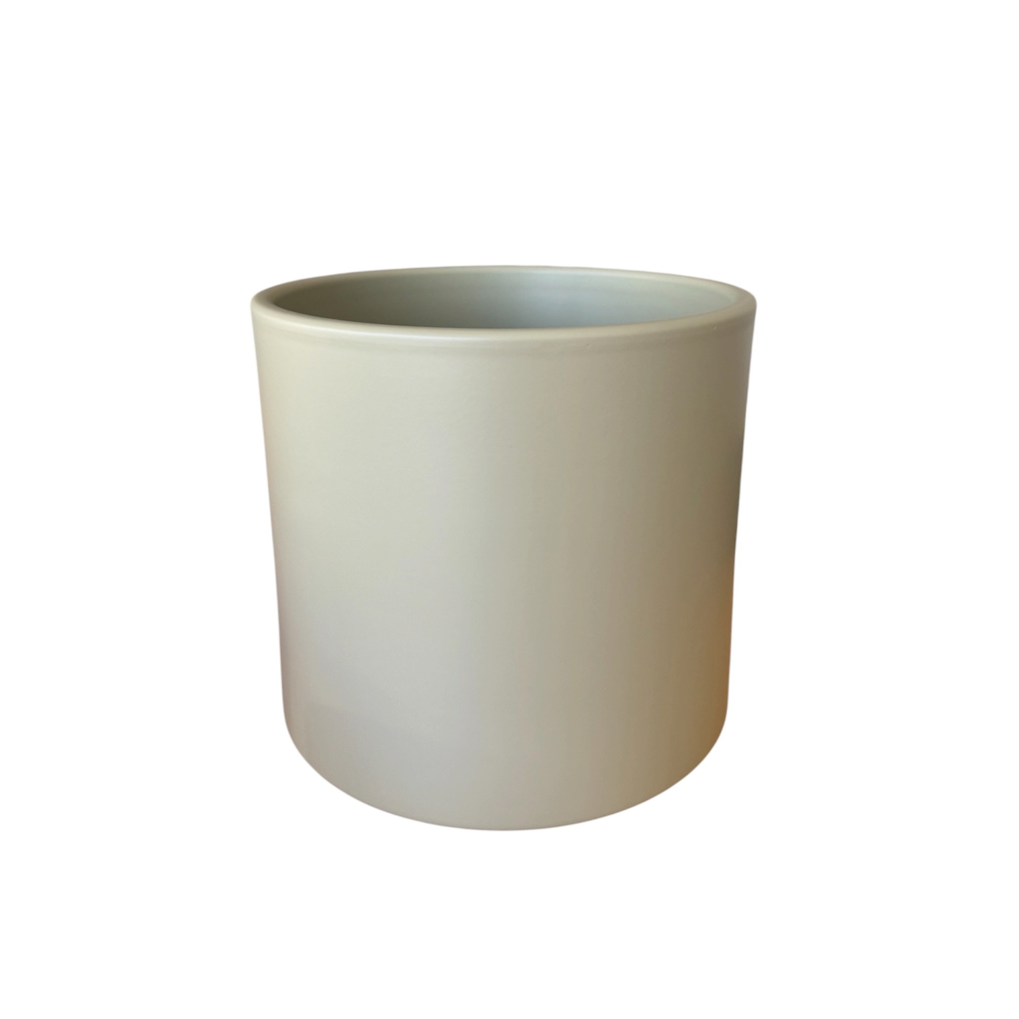 Übertopf 'Cari' khaki matt Ø 23 cm