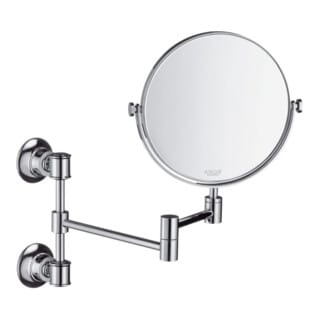 hansgrohe Rasierspiegel Axor Montreux schw, neigbar, Wandmont., brush. ni.
