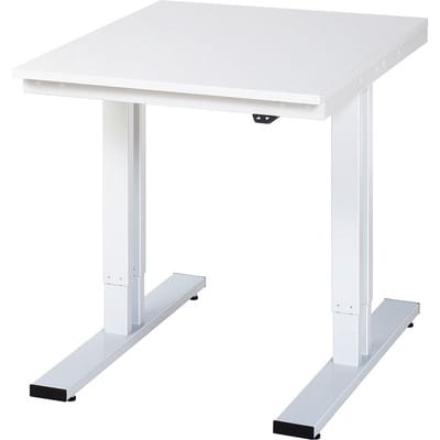 RAU Werktisch adlatus 300 elektrisch höhenverstellbar Arbeitsplatte mit Melaminharzbeschichtung 750 mm x 1000 mm