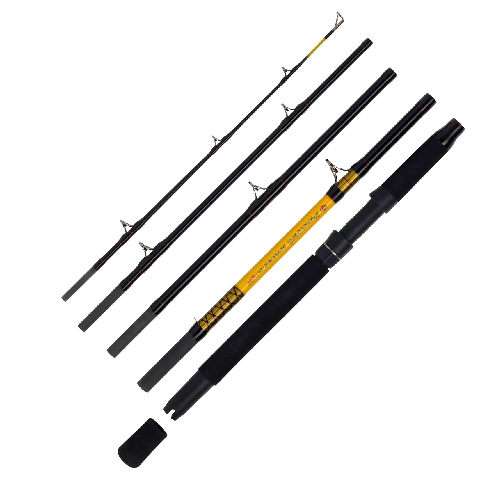 WFT Never Crack Catfish Boat LTC 2,60m 200-1000g 5 Teile Welsrute Reiserute