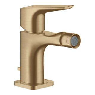 hansgrohe Bidet-Einhebelmischer Axor Citterio E A 114mm, m HG, ZugstAblGar, brush. bron