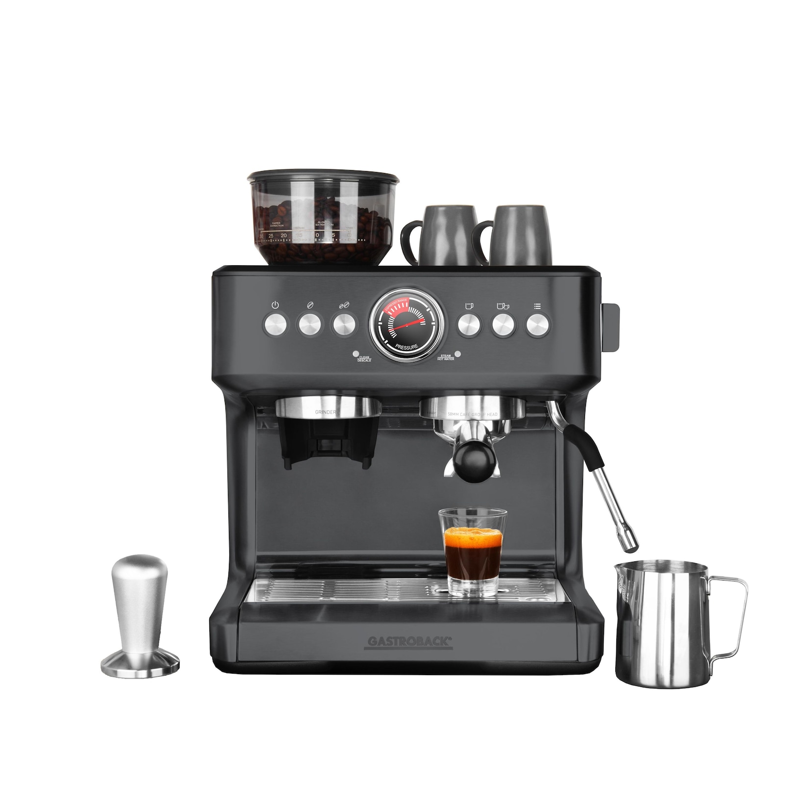 Gastroback 42627 Design Espresso Advanced Urban Duo Siebträger-Espressomaschine