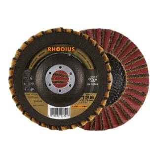 RHODIUS TOPline VSK F Vliesfächerschleifscheibe 115 x 22,23 mm