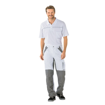 Bundhose 2513 reinweiß/zink, Größe 90