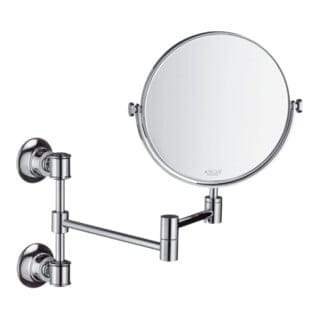 hansgrohe Rasierspiegel Axor Montreux ausziehbar polished nickel