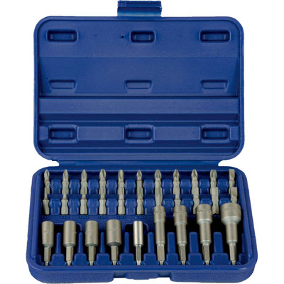 1/4" Bit & Stecknuss Bit Box 31tlg