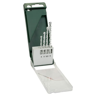 Steinbohrer-Set 4,0 x 75; 5,0 x 85; 5,5 x 85; 6,0 x 100, 4-tlg.