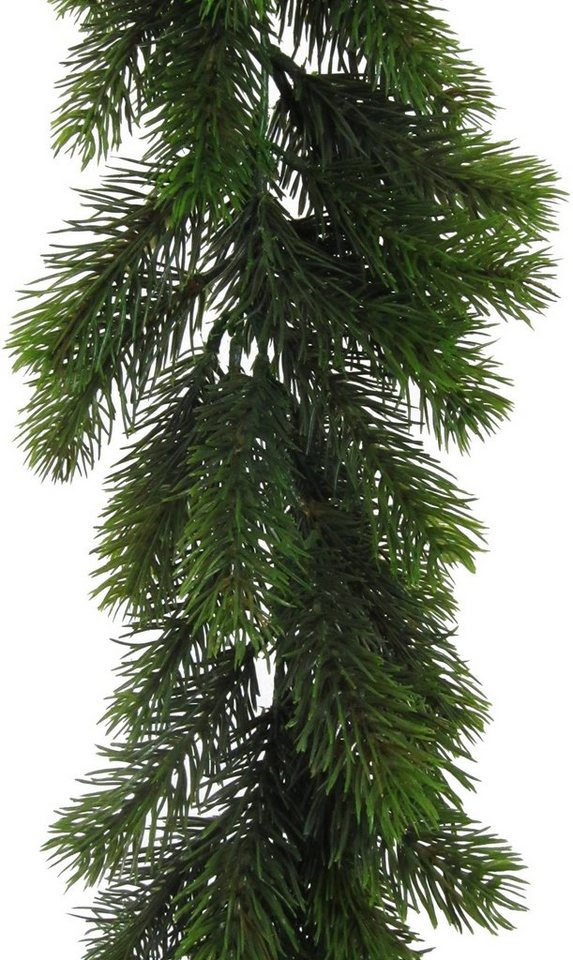 Winterliche Kunstpflanze Weihnachtsdeko, Weihnachtsgirlande Tanne, Creativ deco, Girlande mit 168, Länge 180 cm Bild 2