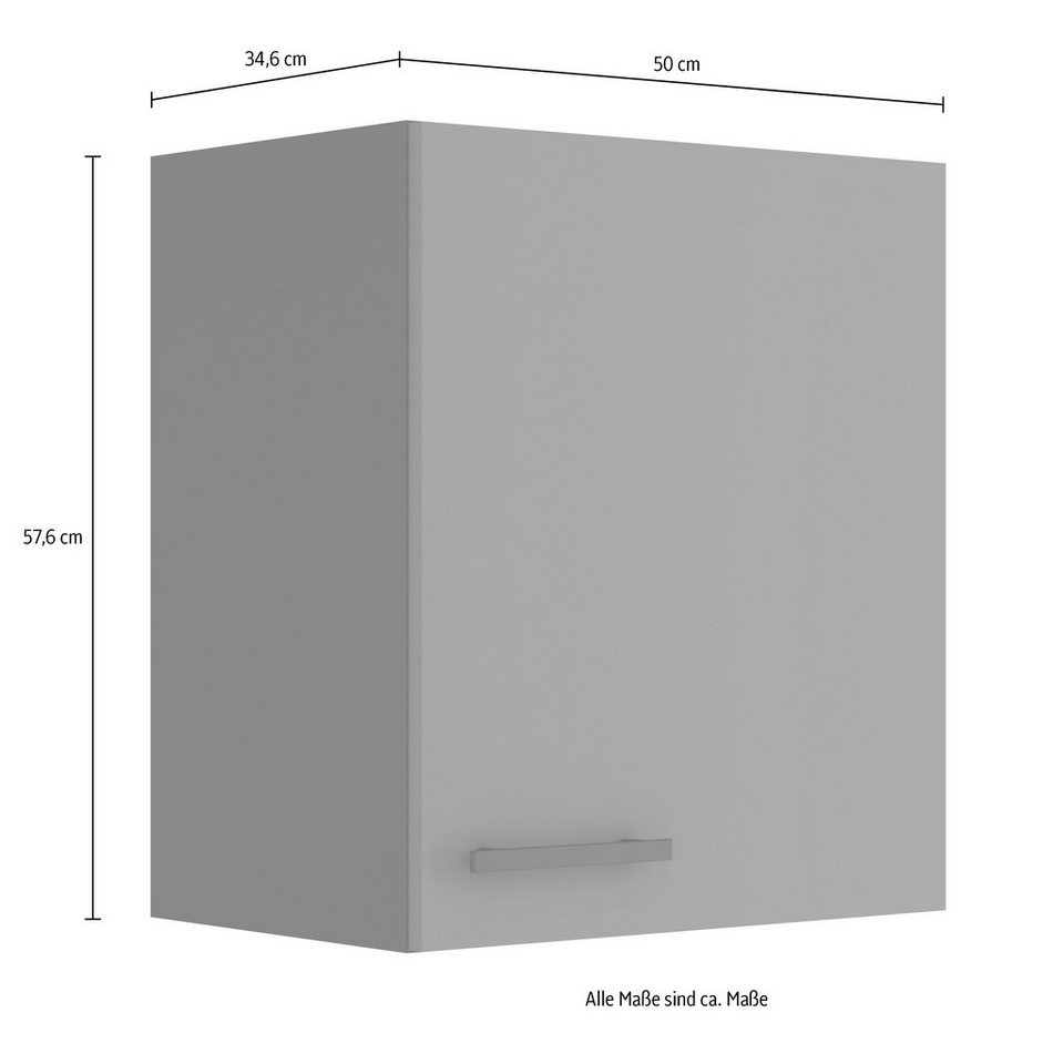 OPTIFIT Hängeschrank Palma Breite 50 cm, 1 Tür, 1 Einlegeboden Bild 5
