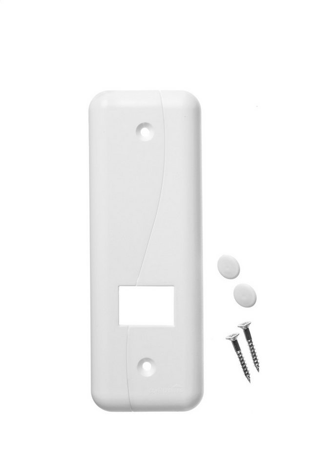 SCHELLENBERG Gurtwickler-Abdeckplatte Duo Maxi, 13,5 cm Lochabstand, langlebig aus Kunststoff, Zubehör für Einlassgurtwickler, Rollladen Abdeckblenden für Gurtwickler und Einlasswickler Bild 5