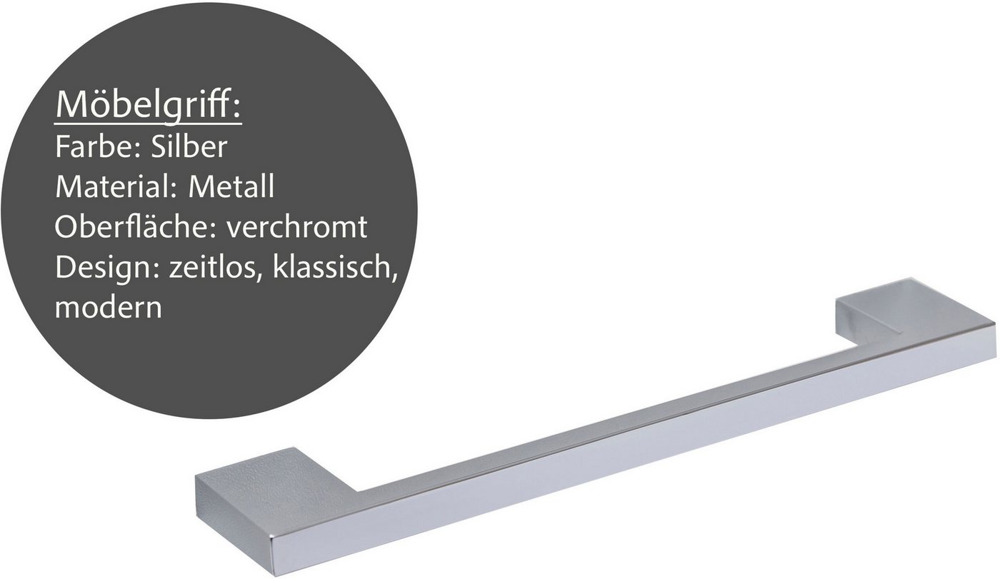 KOCHSTATION Unterschrank KS-Milan Unterschrank 50 cm, matte oder hochglänzende Fronten Bild 4