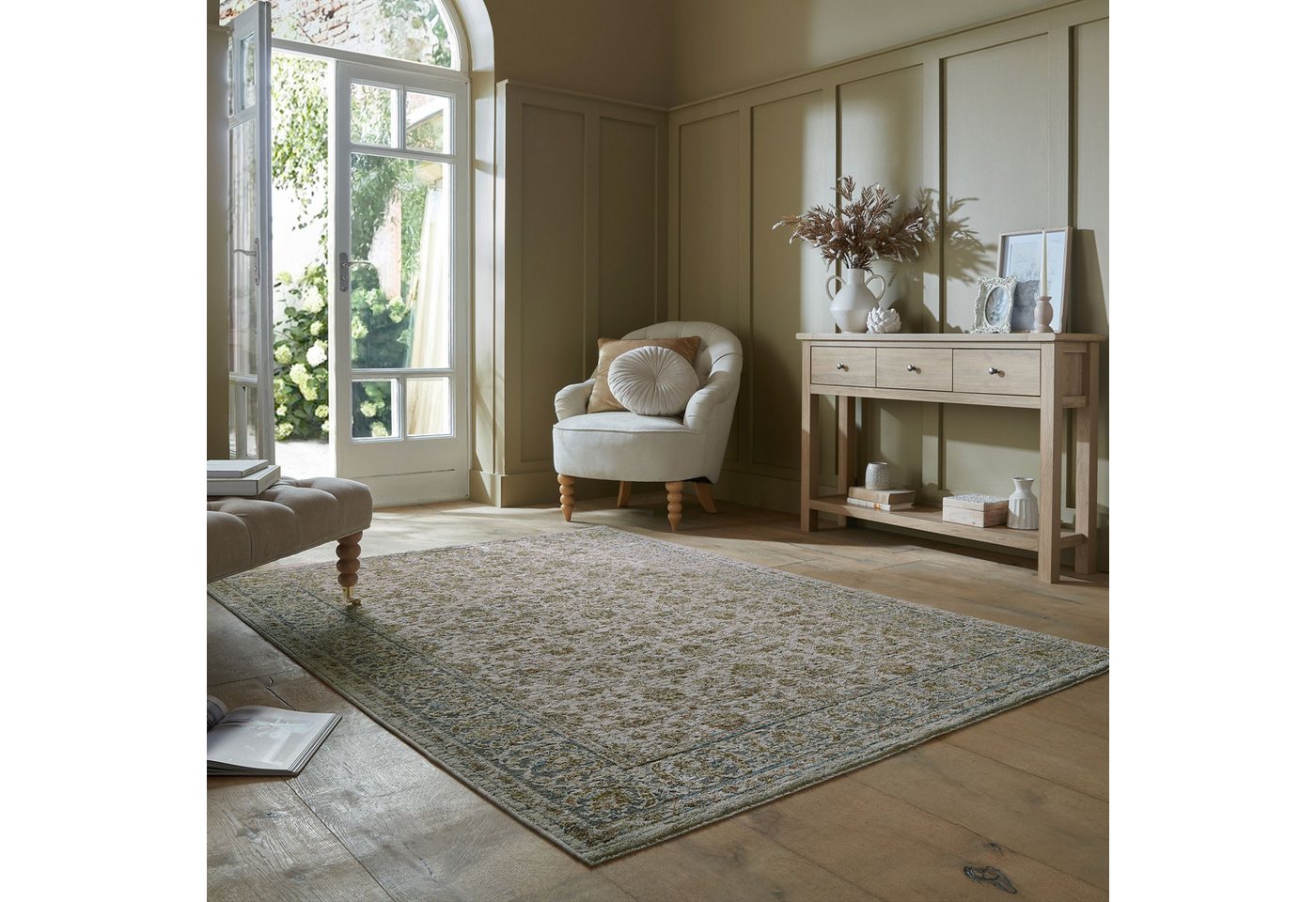 FLAIR RUGS Teppich Zetta Vintage, rechteckig, Höhe: 7 mm, mit recyceltem Material Bild 3