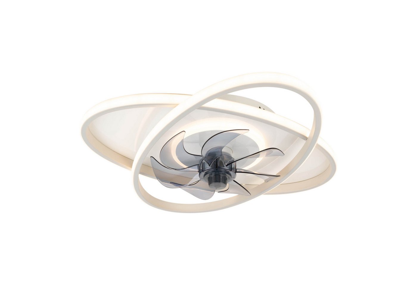 OTTO home LED Deckenleuchte Lunnee Deckenventilator, CCT - über Fernbedienung, Dimmfunktion, Fernbedienung, Infrarot inkl., Memoryfunktion, Nachtlichtfunktion, Ventilatorfunktion, mehrere Helligkeitsstufen, LED wechselbar, warmweiß - kaltweiß, Ventilator, Dimmbar per IR-Fernbedienung, CCT, Memory, Nachtlicht Bild 4