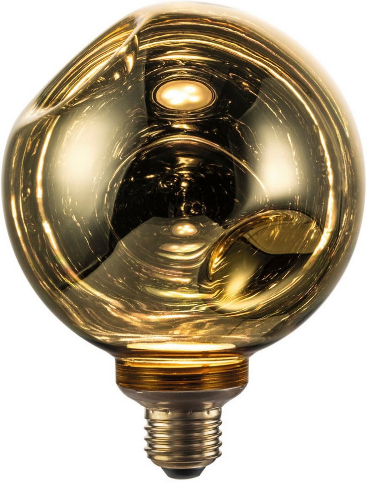 Paulmann LED-Filament G125 400lm 2700K gold 3step dim 4,7W 230V 3Dellen, E27, 1 St., Warmweiß, Dimmbar Bild 4