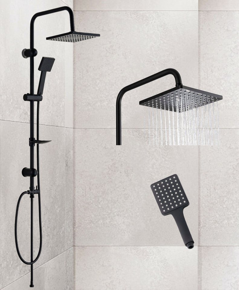 Faizee Möbel Duschsystem Duschsystem Regendusche Duschset Duschgarnitur mit Handbrause Komplett Bild 2