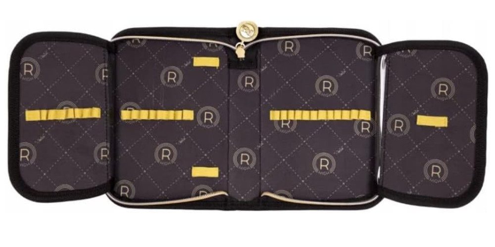 GOLDKIDS Federmäppchen Federmappe, (Federtasche Schüleretui Stiftetasche, 1-tlg., Schlamper-Etui Schul-Etui ohne Inhalt), Golden Style Motiv inkl Hausaufgabenheft