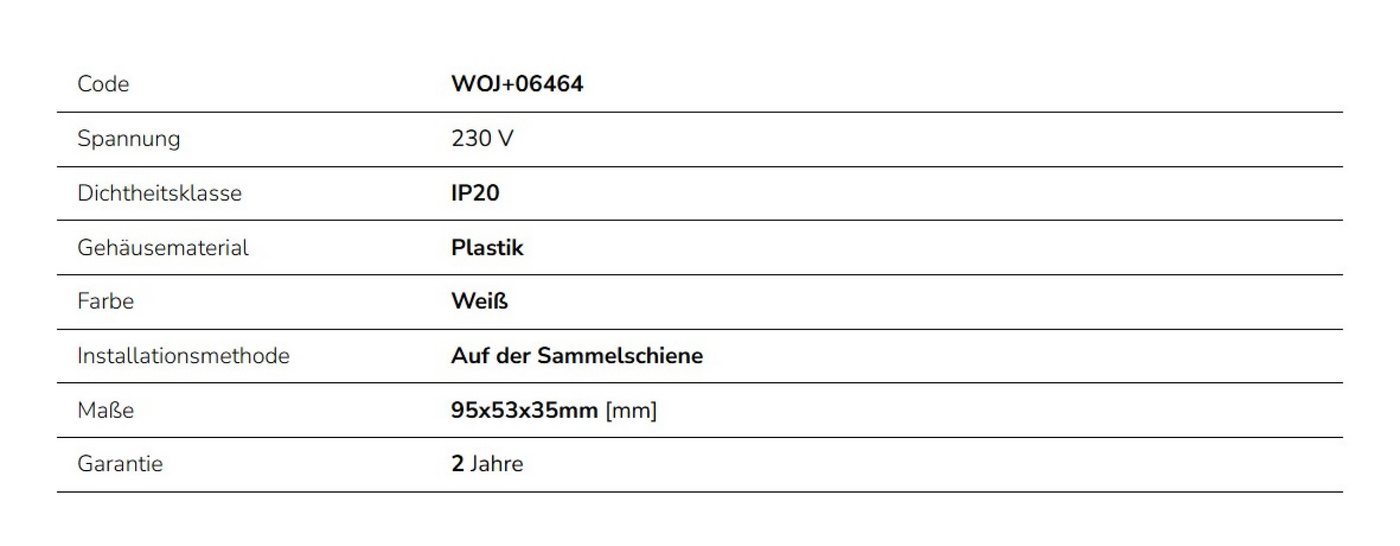 Spectrum Schienensystem-Verbinder Spectrum LED SPS-2 Adapter für 3-Phasen Stromschiene 3F IP20 weiß, 9.5 cm, Adapter für 3-Phasen Stromschiene Bild 2