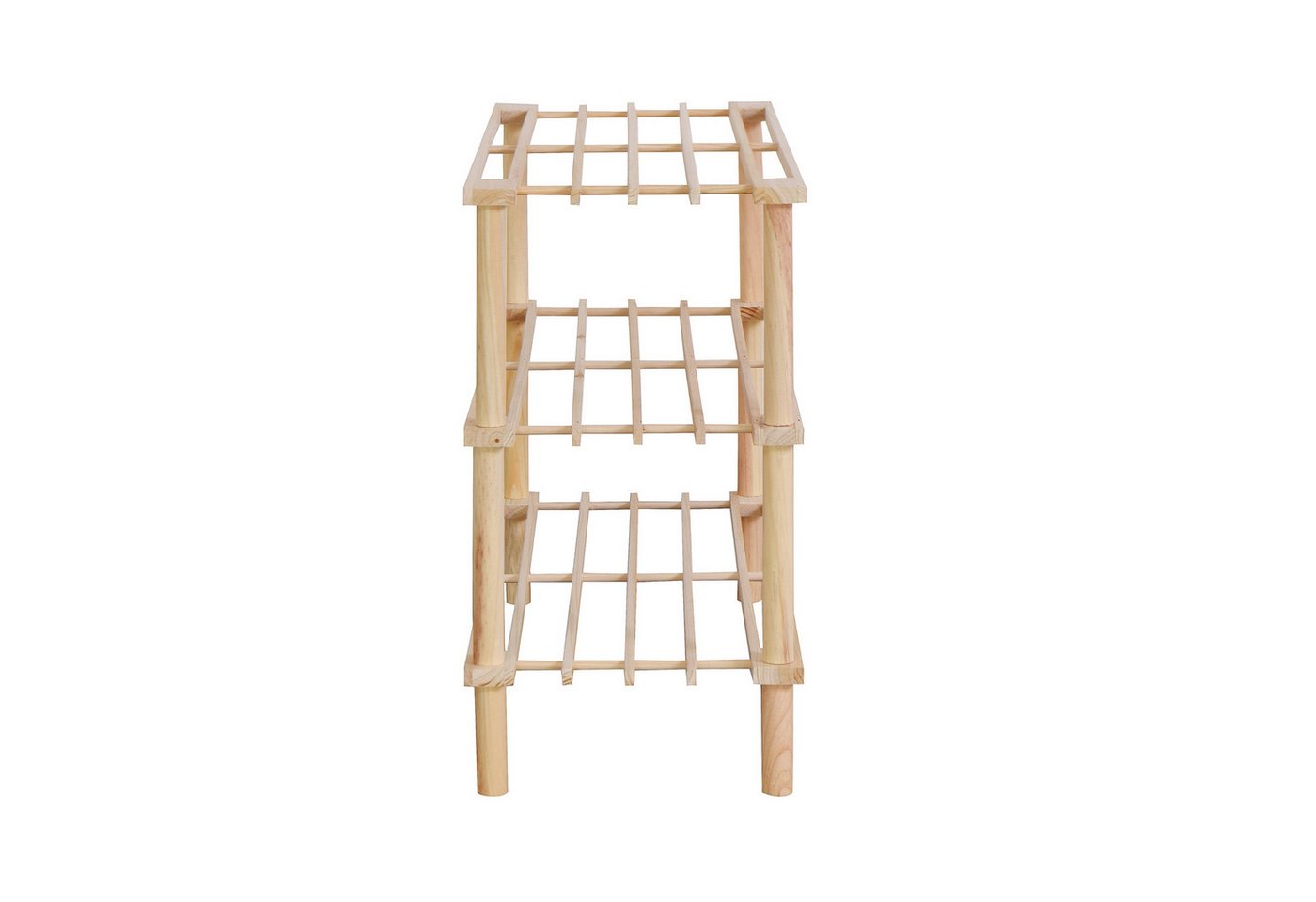 HTI-Living Schuhregal Schuhregal 3 Ebenen Anea Holz Natur, Stück 1-tlg., Schuhablage Bambus Bild 2