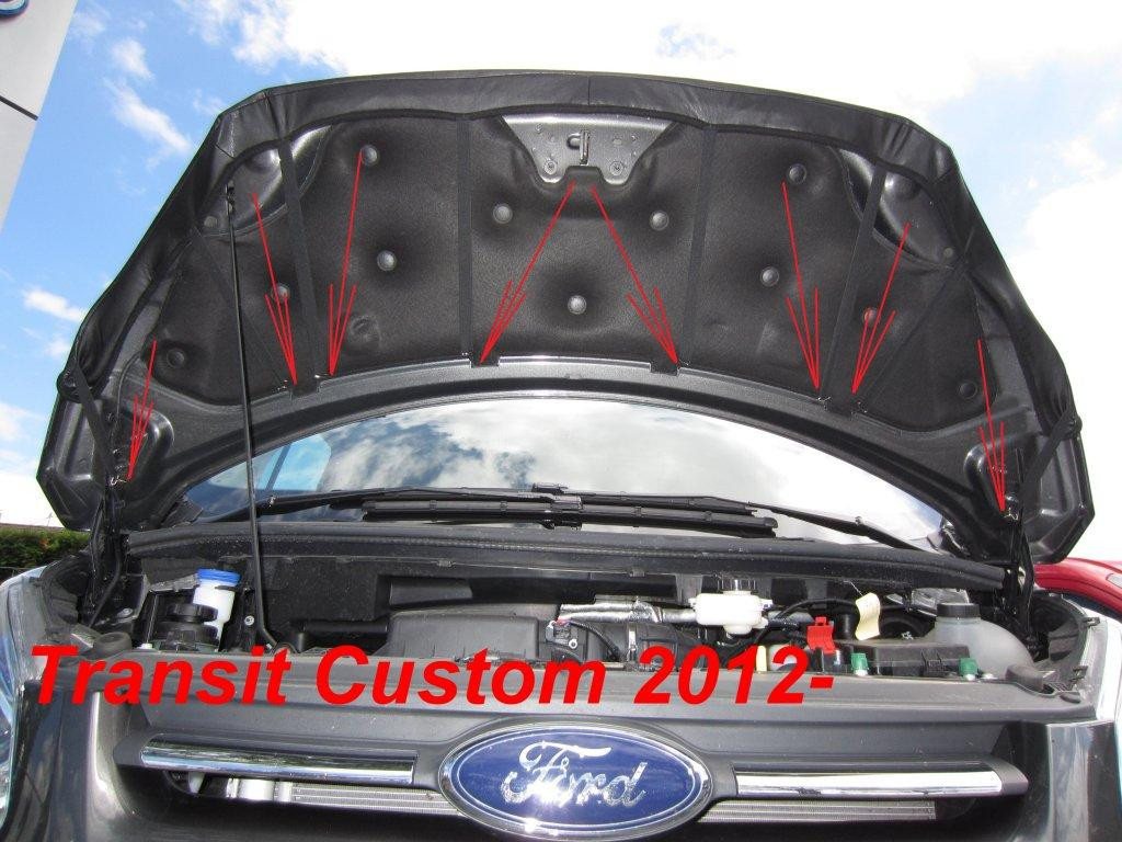 auto-bra Autoplane Steinschlagschutz für Ford Transit Tourneo Custom 12-17 Haubenbra