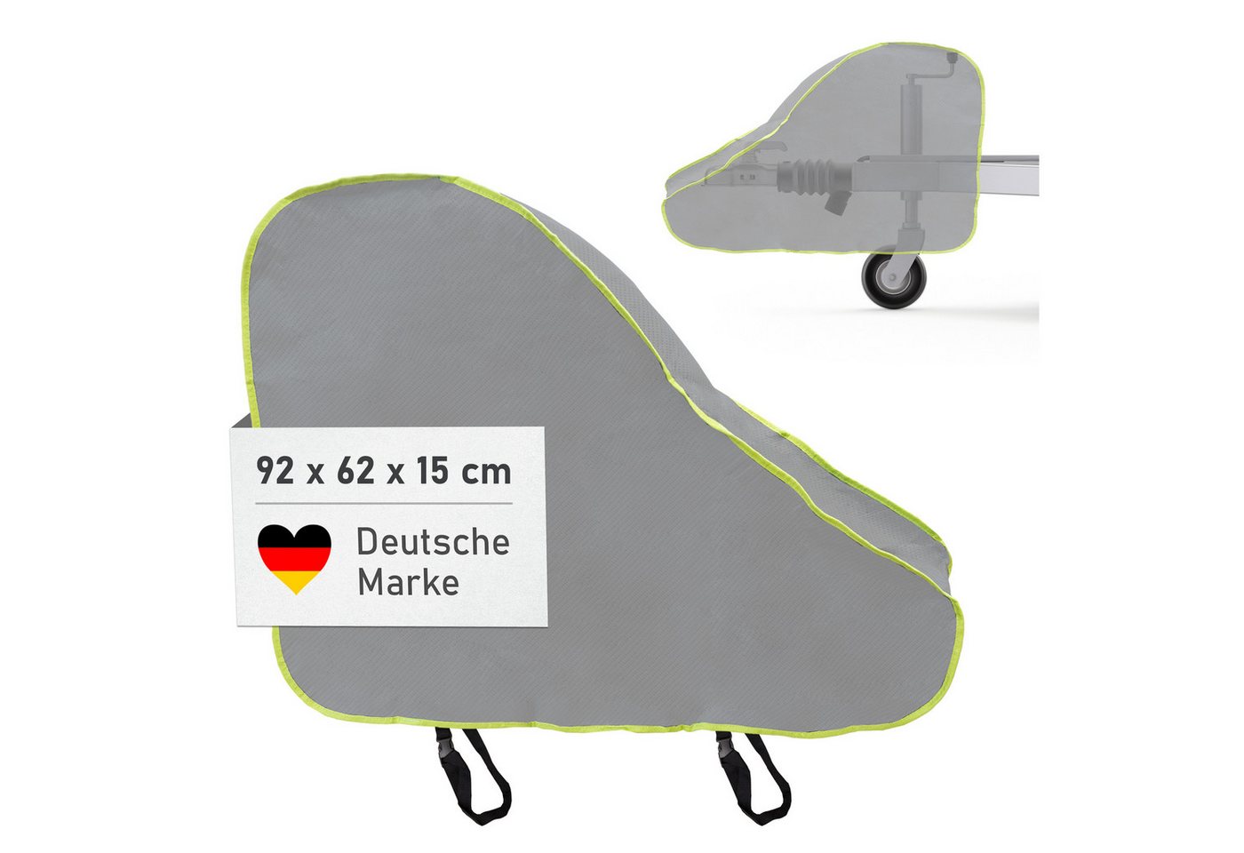Lemodo Wohnwagenschutzhülle Deichselabdeckung Wohnwagen wetterfest, Deichselhaube, inkl. Aufbewahrungstasche Bild 3