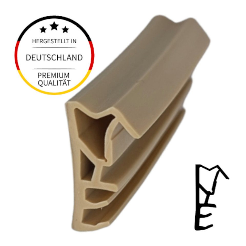 Einfach Dichtungen Türdichtband Türdichtung I 5m ► Langlebig und wartungsfrei Bild 2