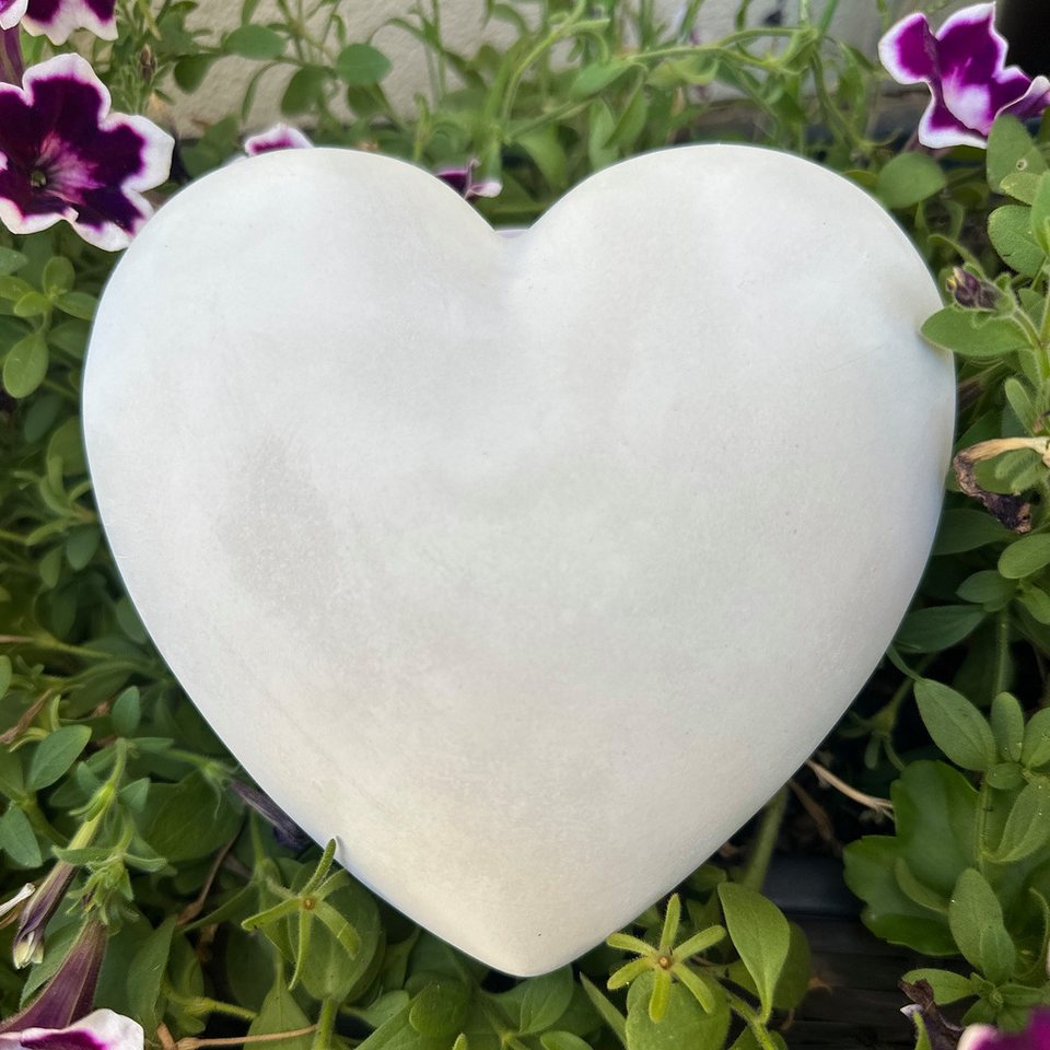 Radami Gartenfigur Herz Grabherz Grabschmuck Dekoherz Steinguss 15 cm 1300g Bild 4