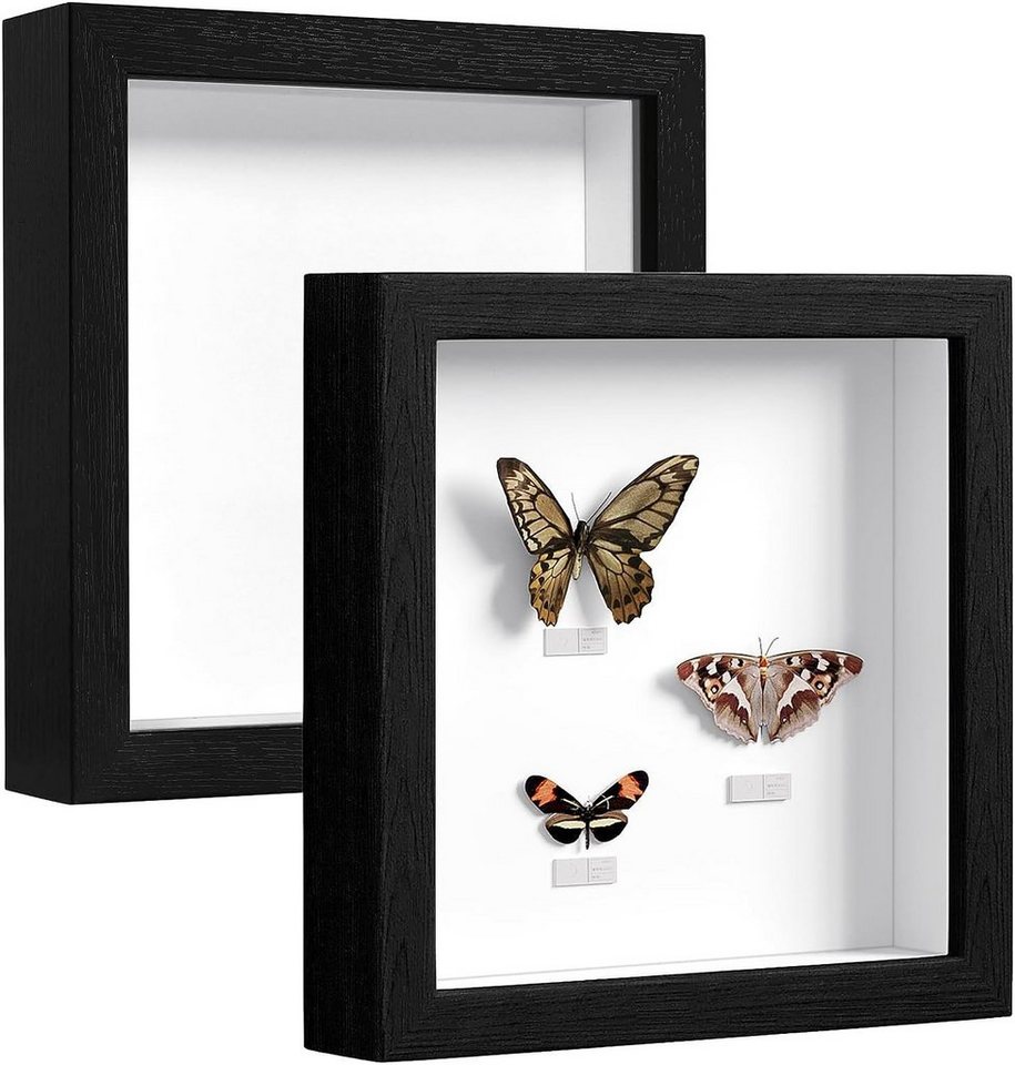 EUGAD Bilderrahmen, (2er Set, 2 St), 3D Objektrahmen Foto Rahmen Bild 5