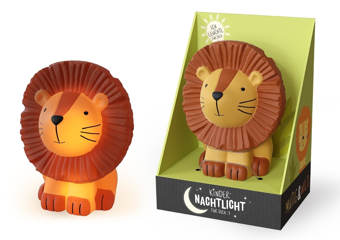 La Vida LED Nachtlicht LED Nachtlicht Kinder Lampe Notlicht Geschenk la vida Löwe 6263341