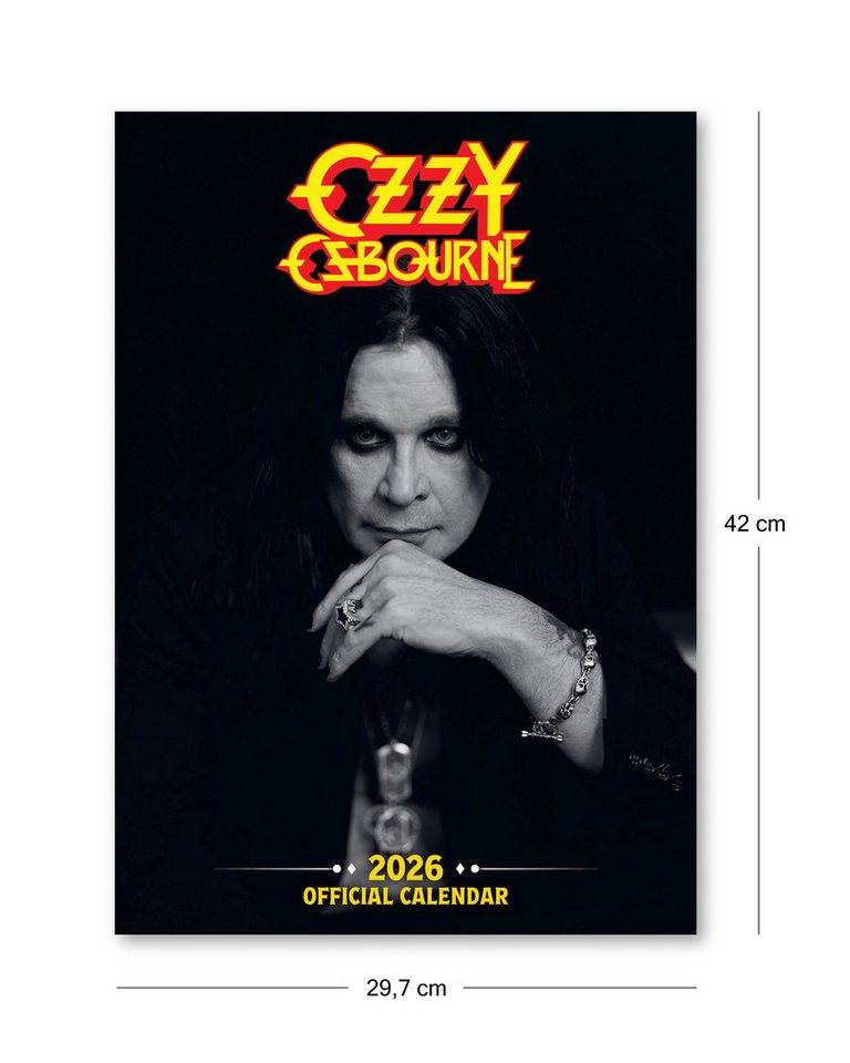 Danilo Wandkalender Ozzy Osbourne Kalender 2026 Bild 5