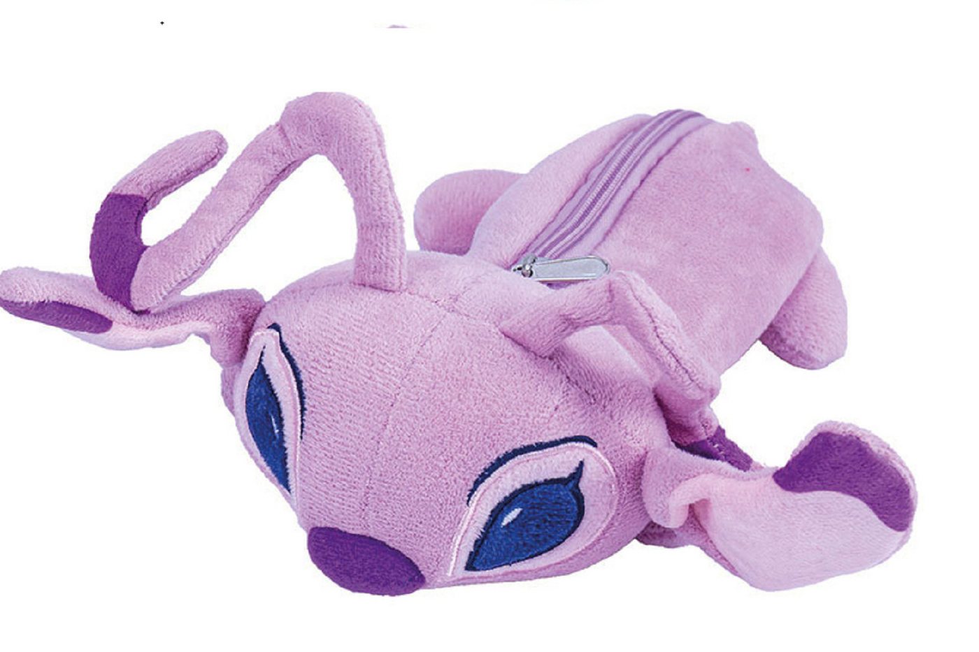 Disney Federmäppchen Lilo&Stitch Plüsch Etui Schlampermäppchen Make-up Tasche 25, (Set, 1-tlg., Geschenk-Set), Kulturbeutel Tasche für Mädchen Geschenk Idee Schminktasche Plüsch Bild 2