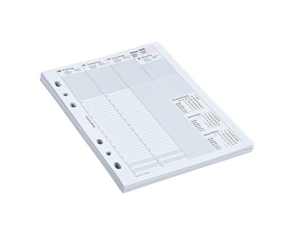 BIND Terminplaner 1 Woche = 2 Seiten, für 2027, 1 Woche = 2 Seiten Bild 5