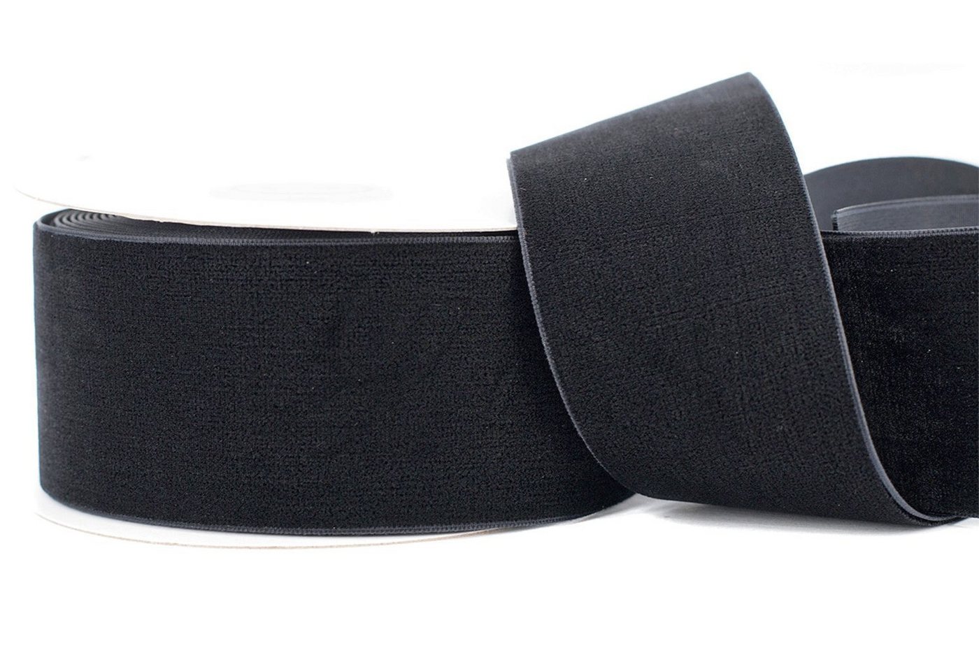 Creativery Samtband, Samtband 50mm x 5m Roll Schwarz Bild 5