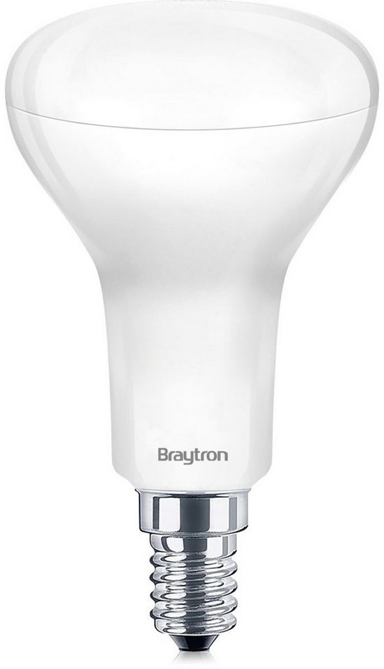 Braytron LED-Leuchtmittel E14 6W LED 540lm R50 230 V 6500K Kaltweiß Leuchtmittel Spot