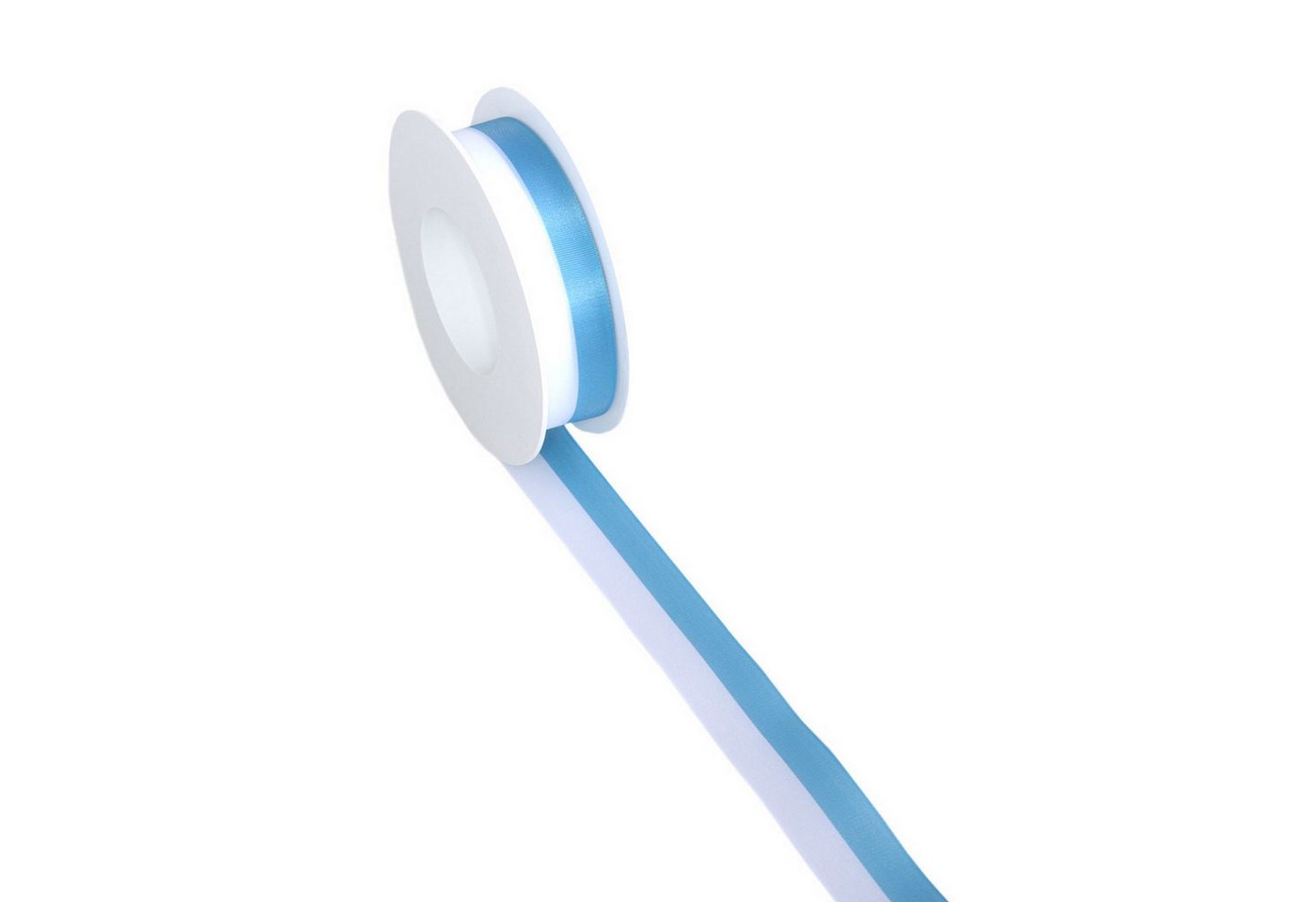 Deko AS Dekoband Vereinsband - blau, weiß - 15 mm x 25 m - 2436 15 81