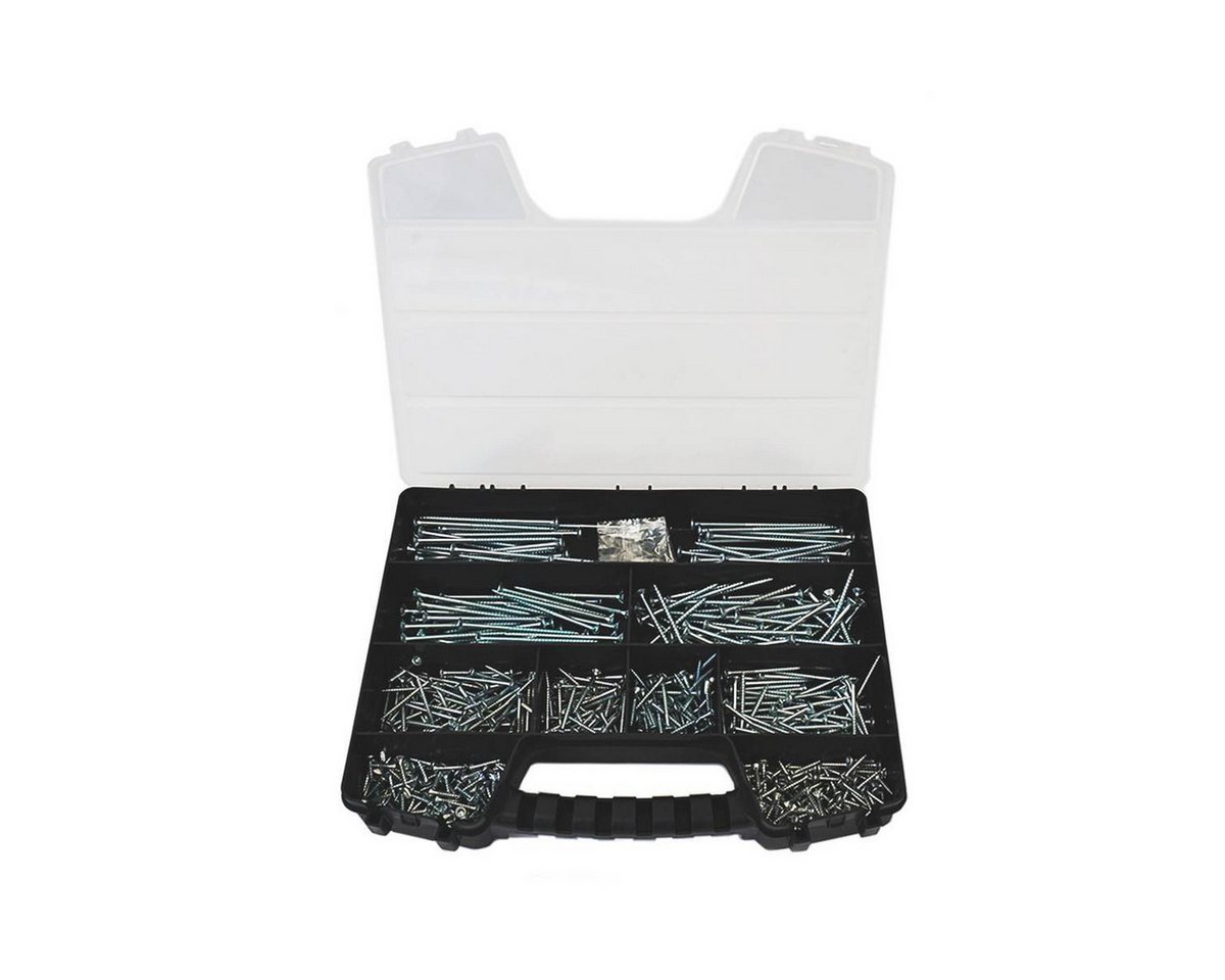 siwitec Schrauben-Set Schraubenbox 600-teilig Holzschrauben mit Senkkopf, Torx Bits Bild 5